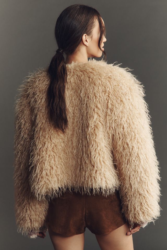 By Anthropologie Faux-Fur Jacket #1
