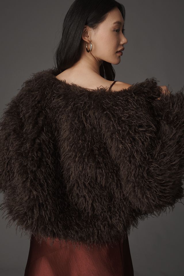 By Anthropologie Faux-Fur Jacket #4