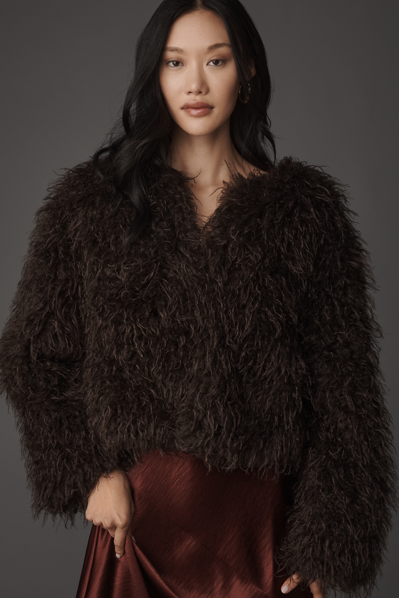 By Anthropologie Faux-Fur Jacket