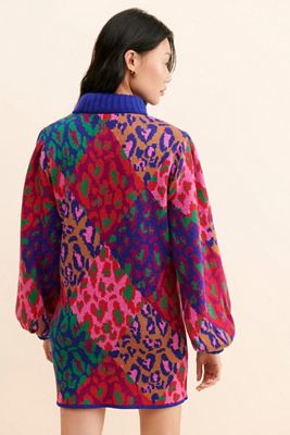 Farm Rio x Anthropologie Square-Neck Midi Dress