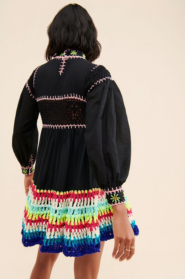 CeliaB Scarlett Mixed Media Dress #4