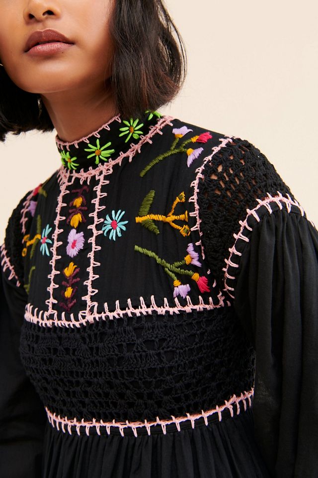 CeliaB Scarlett Mixed Media Dress #1