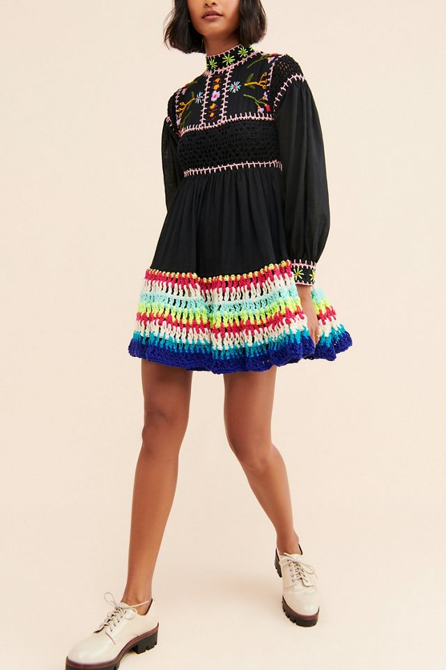 CeliaB Scarlett Mixed Media Dress #3