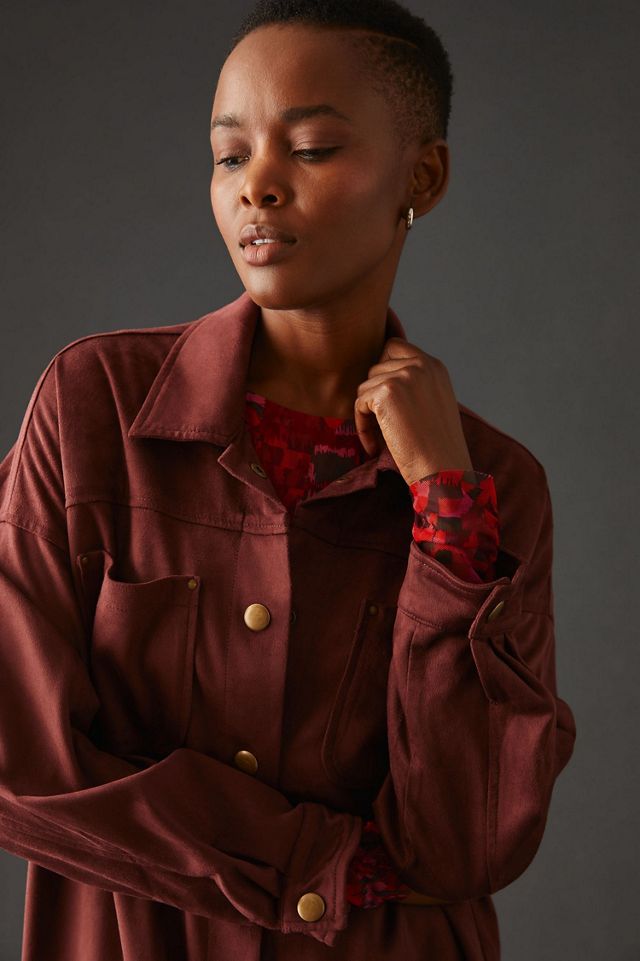 Faux Suede Duster #3
