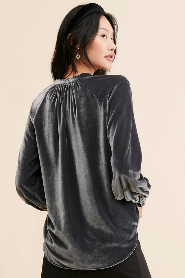 Pilcro Velvet Femme Buttondown Shirt #3