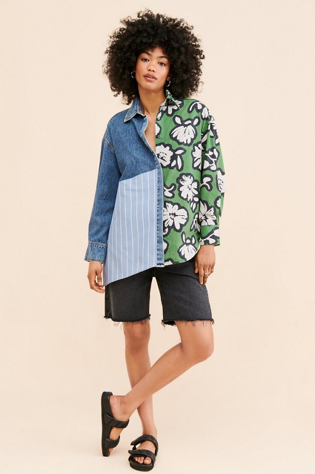 Dhruv Kapoor Paneled Buttondown Shirt #2