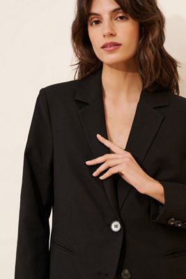 chinese dress ladies Taylor Linen Blazer Mini Dress