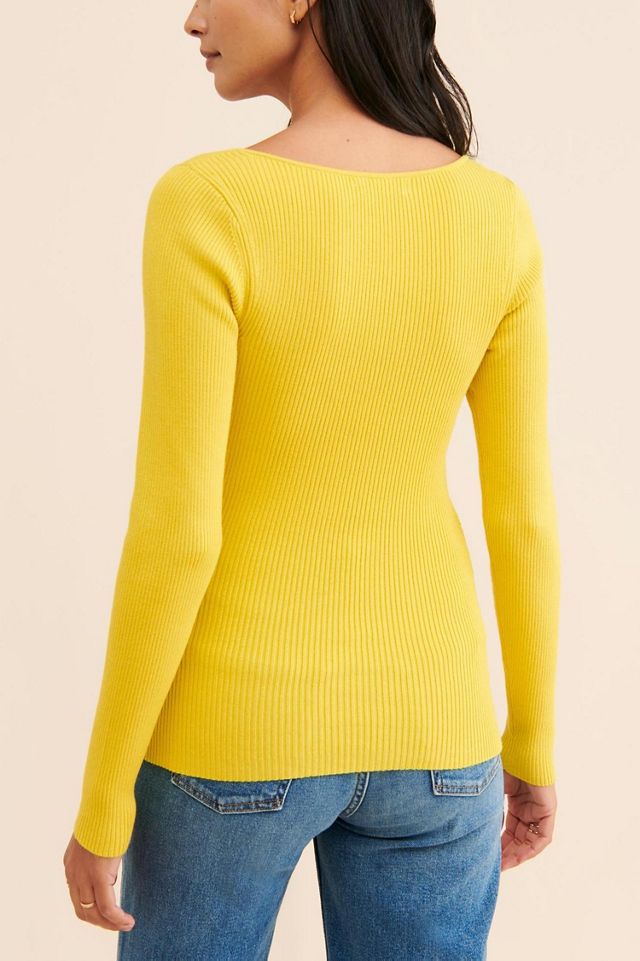 Maeve V-Neck Knit Top #4