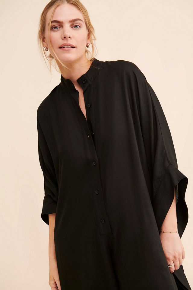 Corey Lynn Calter Long-Sleeve Waistless Jumpsuit #2