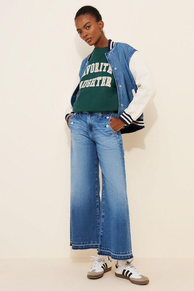 AG Jeans Dania Wide-Leg Crop Jeans #1