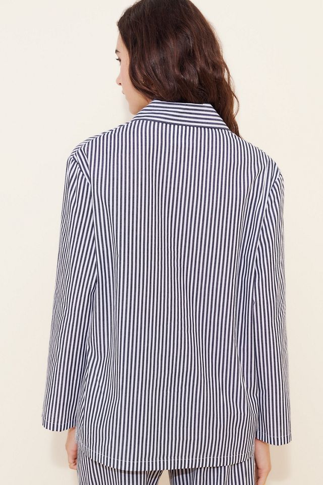 Sleeper Poplin Striped Shirt #1