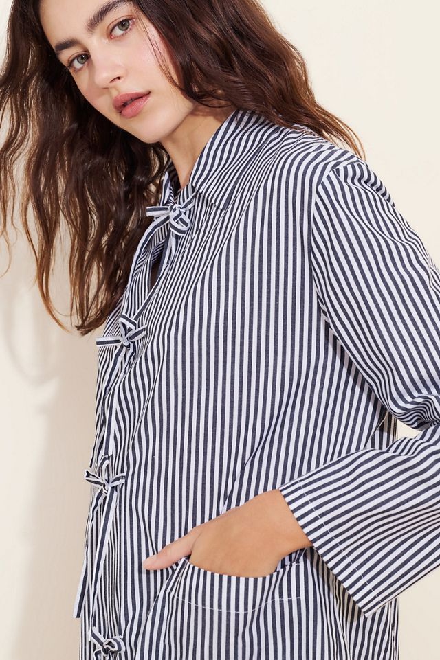 Sleeper Poplin Striped Shirt #3