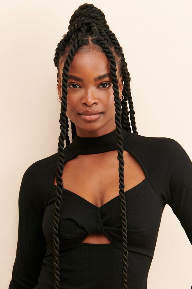 ASTR the Label Twisted Midi Dress #4