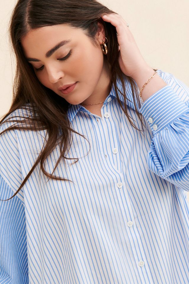 Bellevue Striped Mini Shirtdress #3