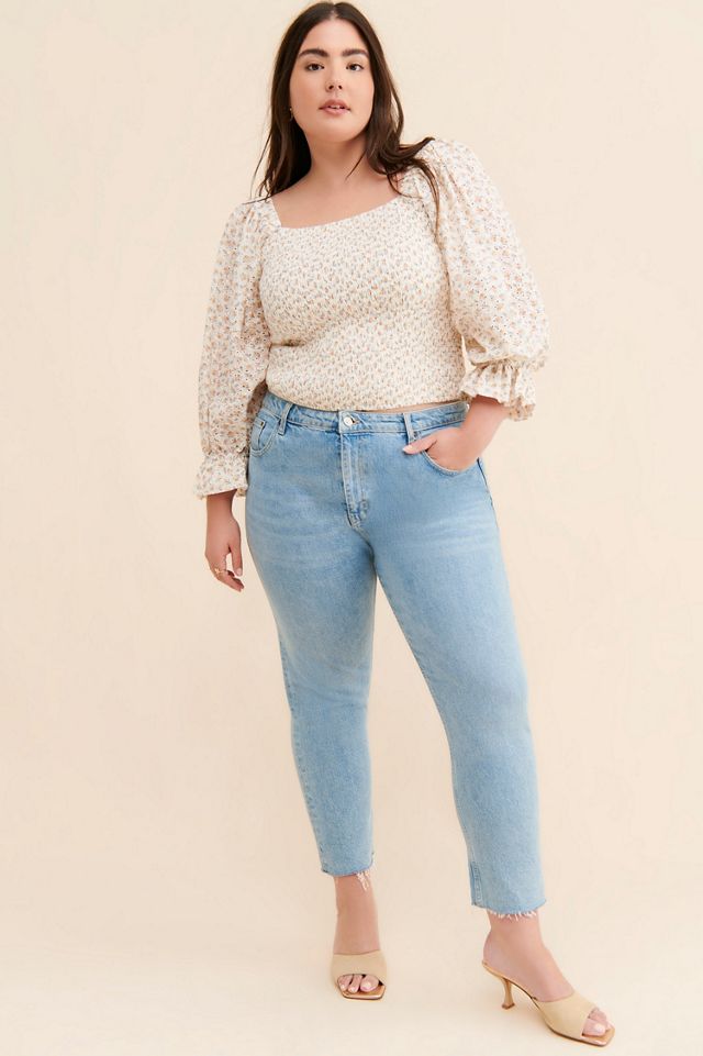 Hutch Eyelet Smocked Blouse #4