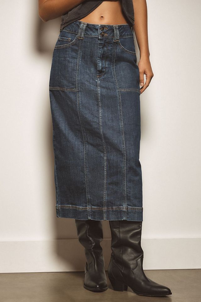 Pilcro The Skipper Seamed Midi Skirt #2