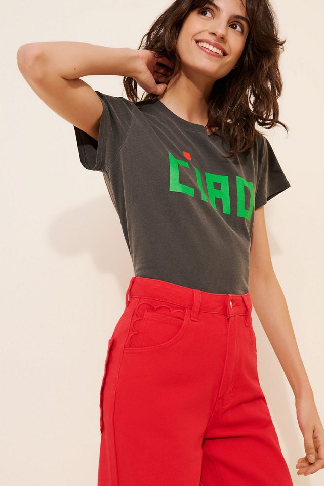 Never Fully Dressed Cropped Scallop Detail Jeans #4