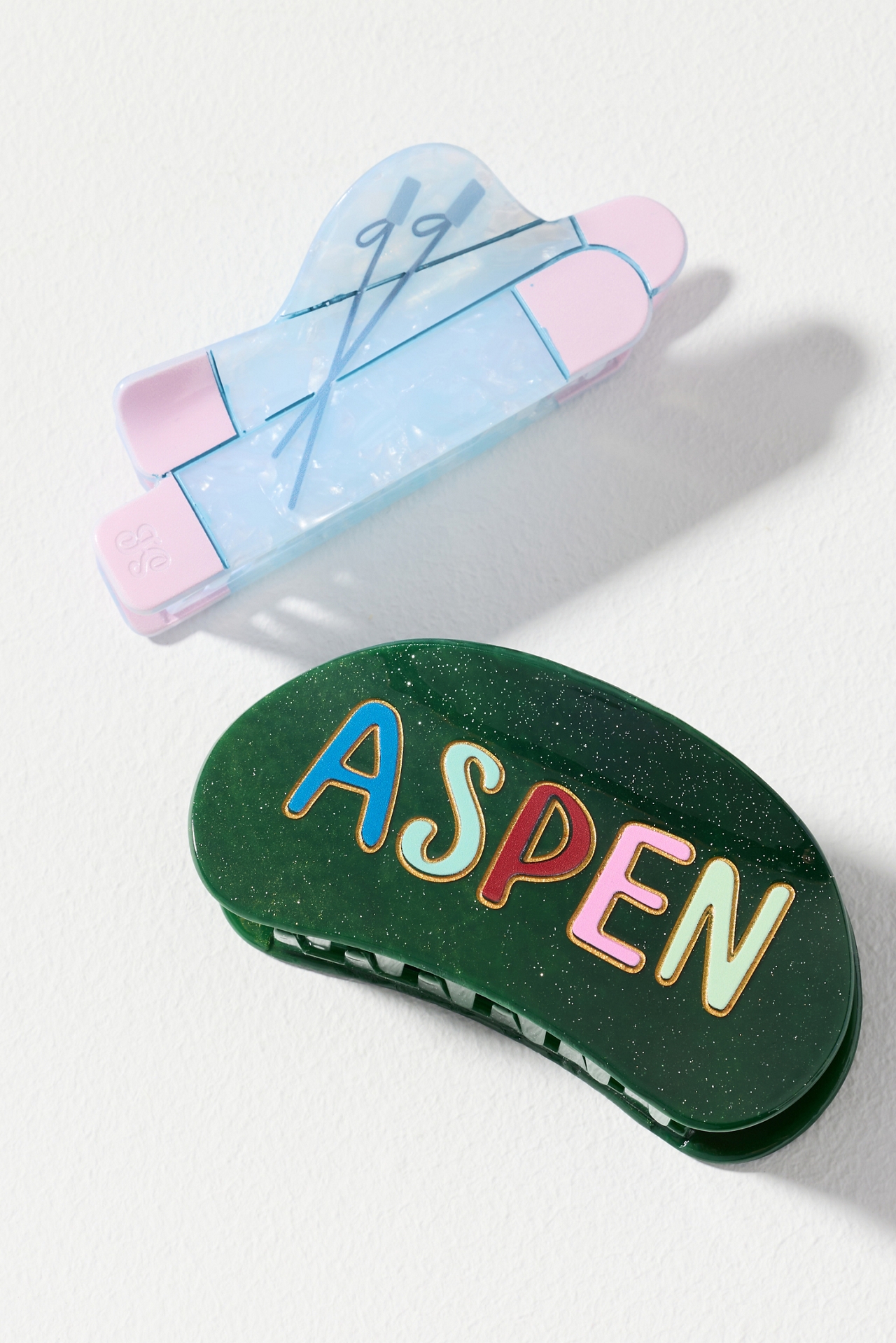 Frasier Sterling Ski Hair Claws, Set of 2