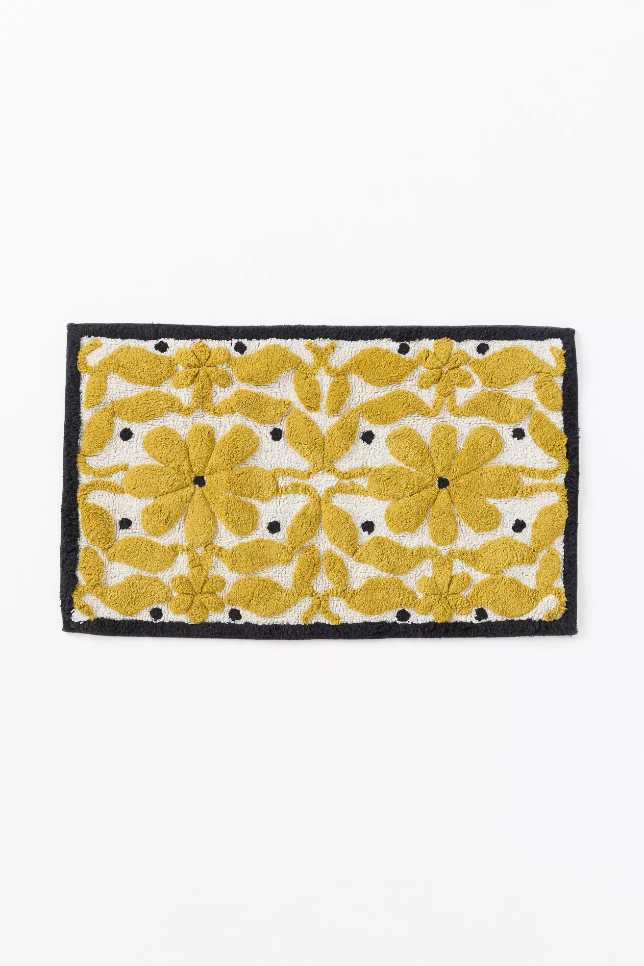 McKenzie Parrott Cotton Tufted Floral Bath Mat