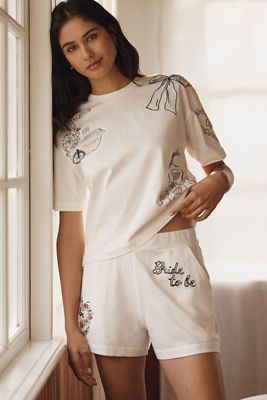 The Frolic Just Married Shorts and Tee Set