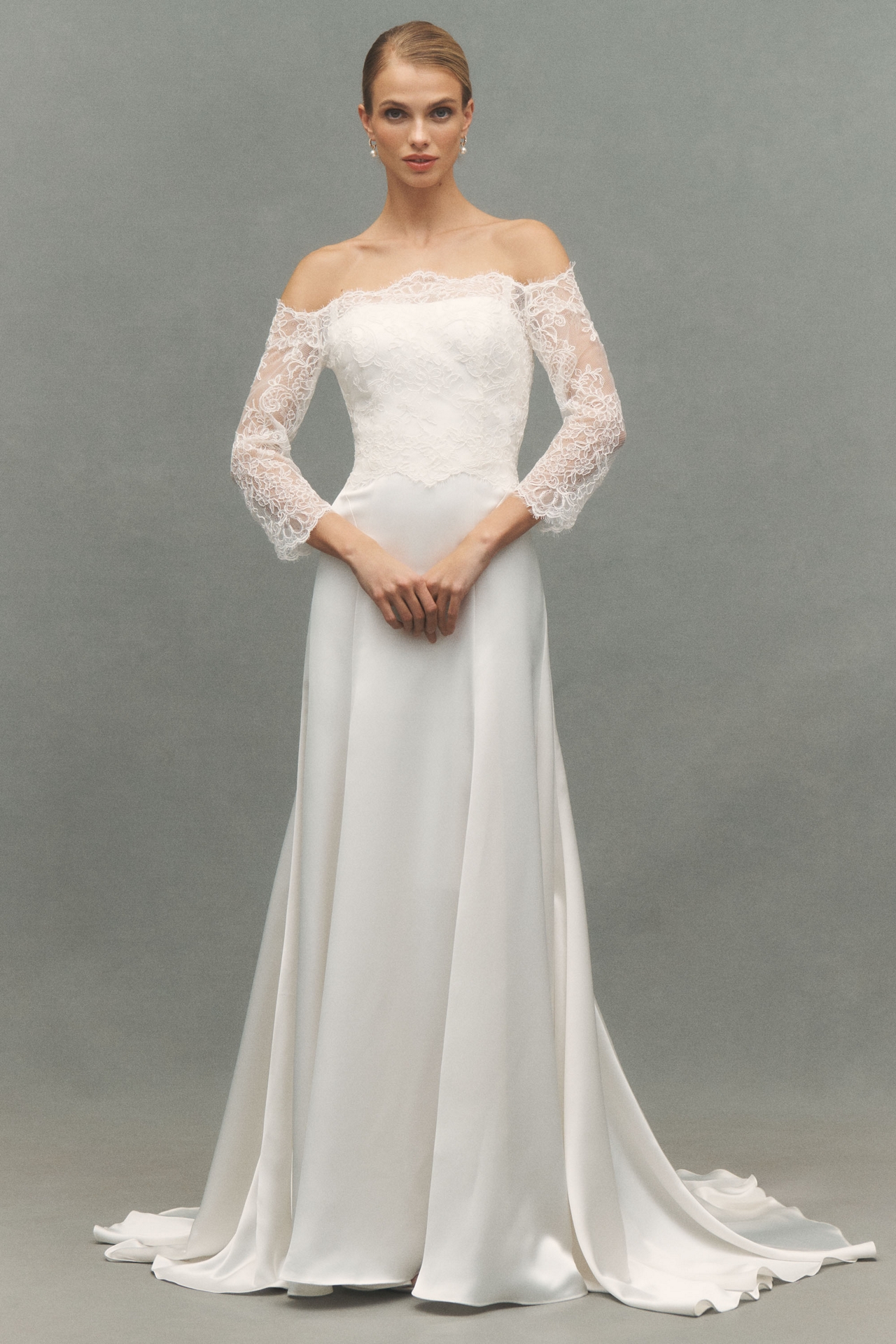 Watters Venna Lace Topper