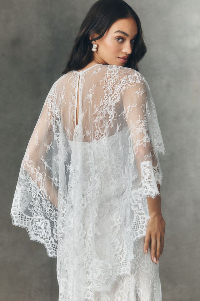 Watters Justine Lace Cape #1