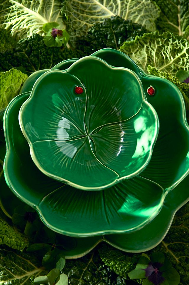 Shamrock Stoneware Serving Platter | Anthropologie