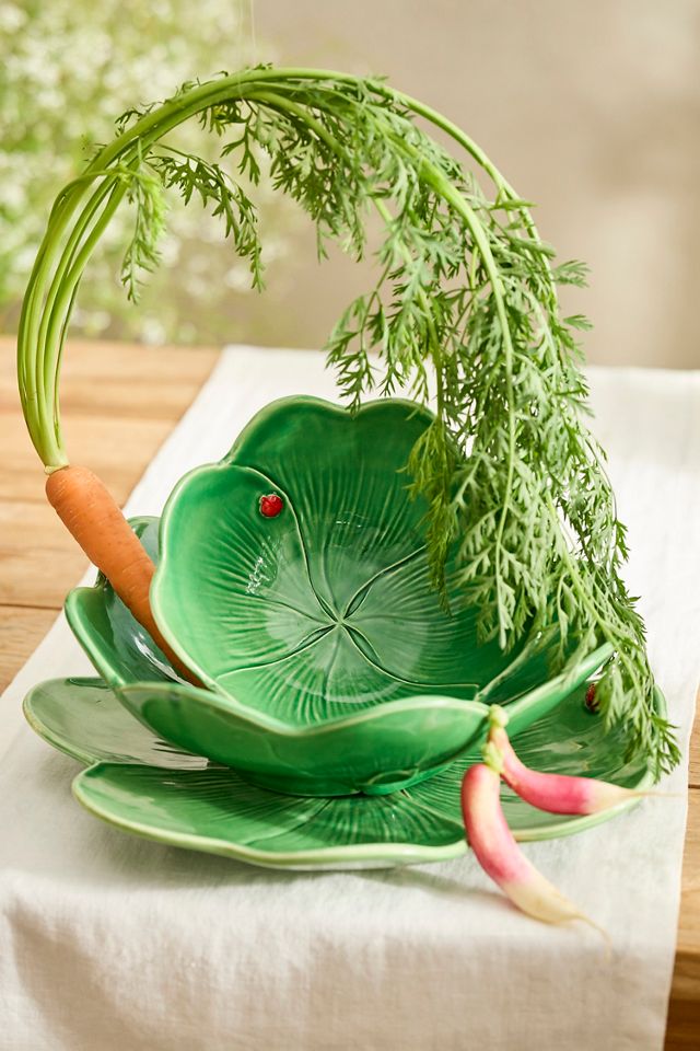 Shamrock Stoneware Serving Platter | Anthropologie
