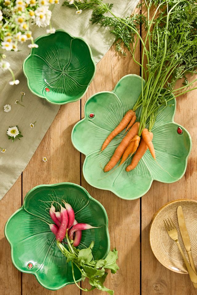 Shamrock Stoneware Serving Bowl, Medium | Anthropologie