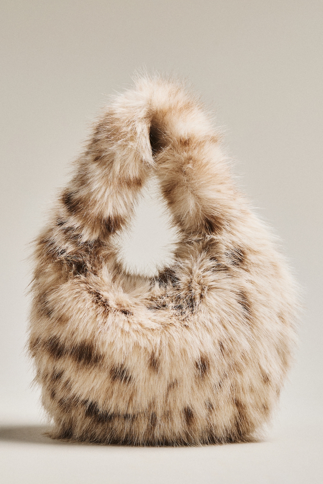 Lamarque Alix Faux-Fur Mini Bag
