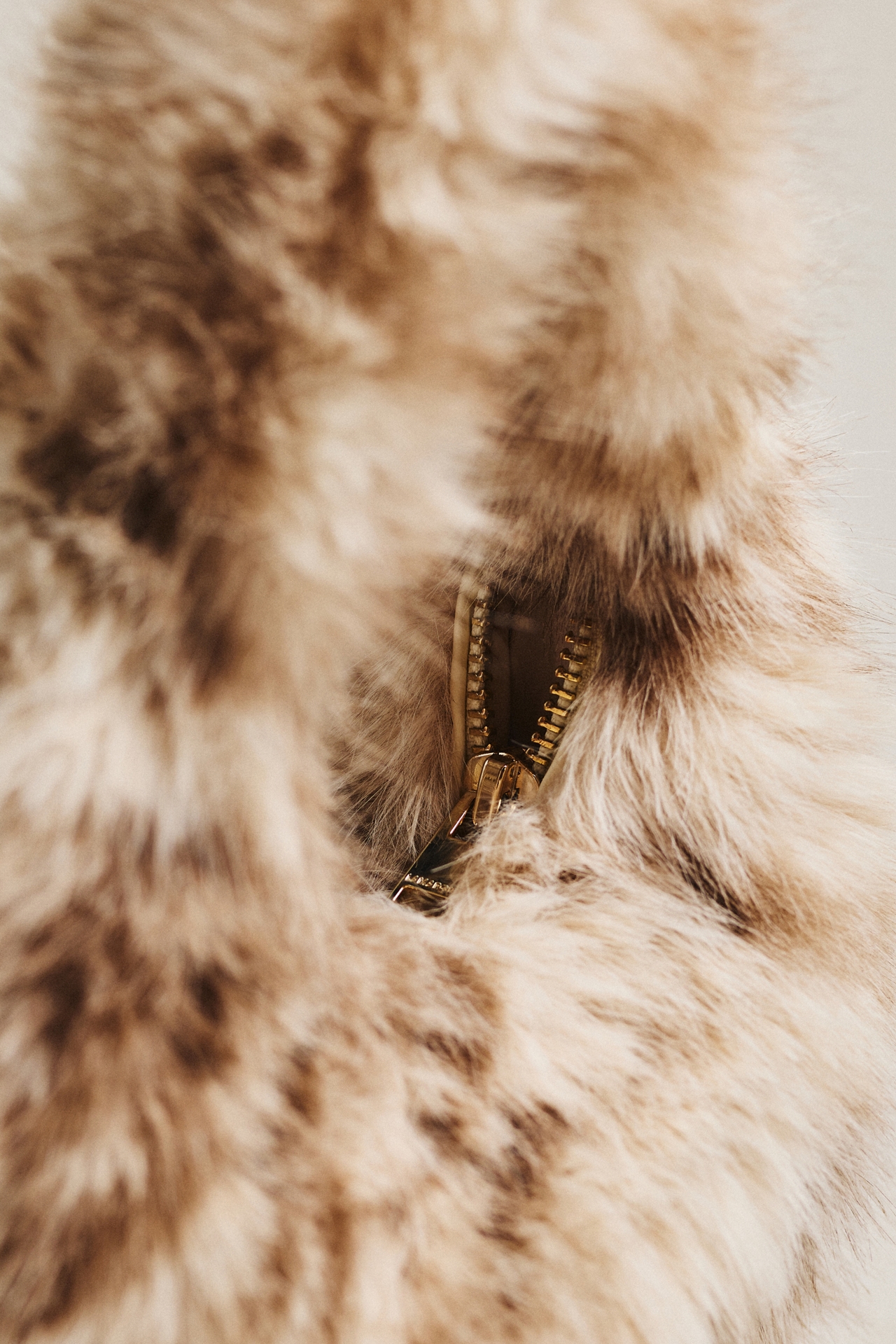 Lamarque Alix Faux-Fur Mini Bag