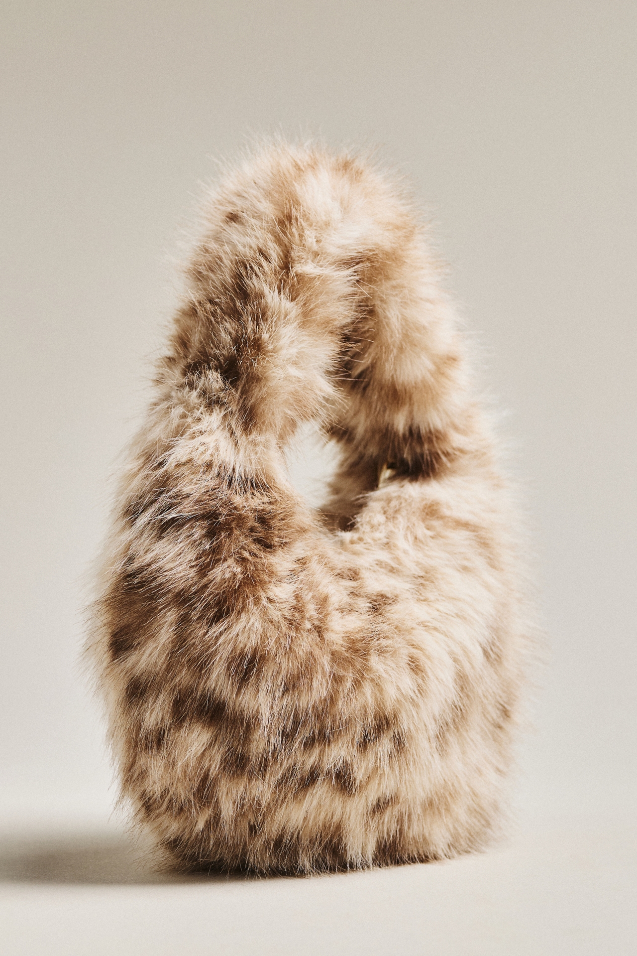 Lamarque Alix Faux-Fur Mini Bag