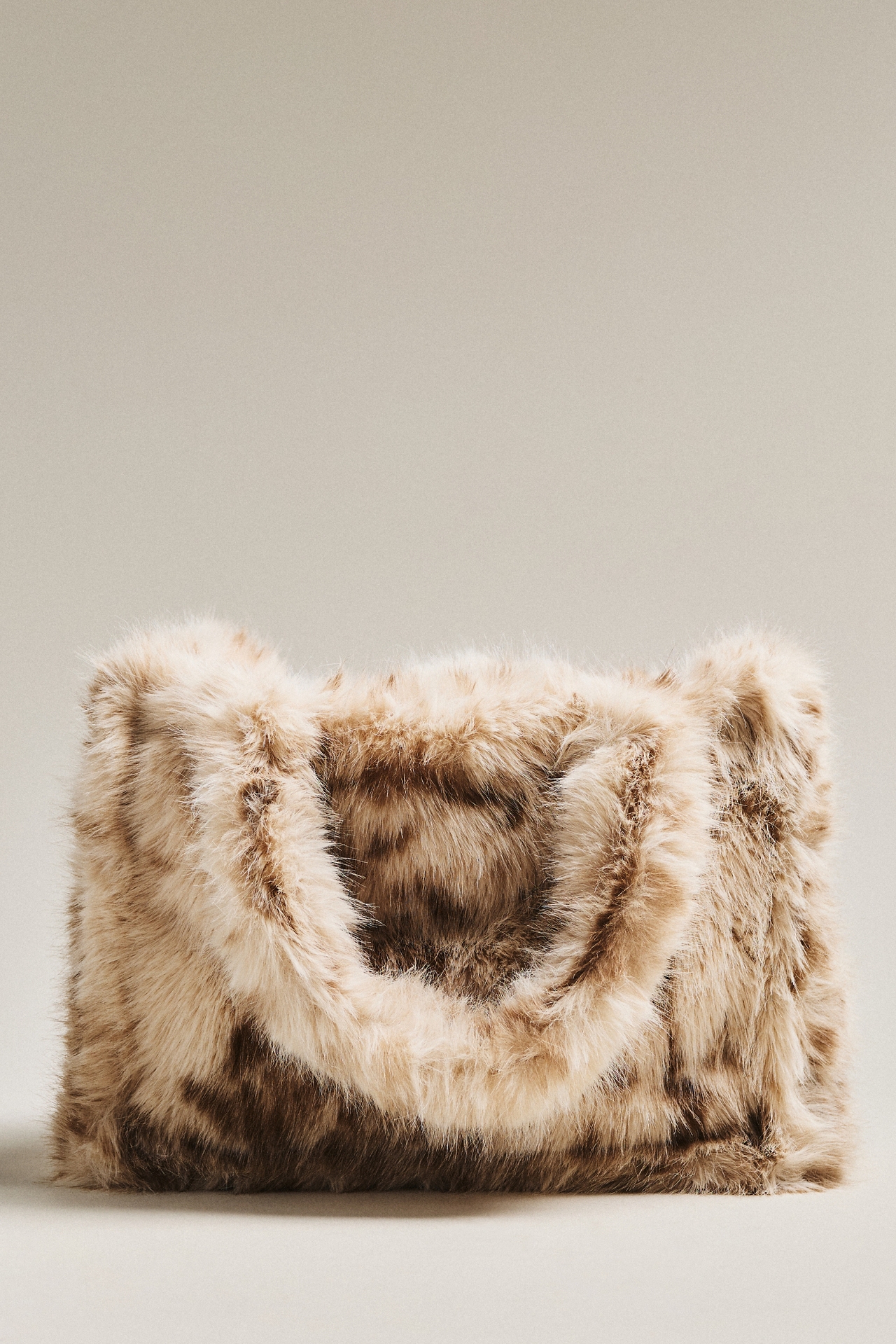 Lamarque Jade Faux-Fur Tote
