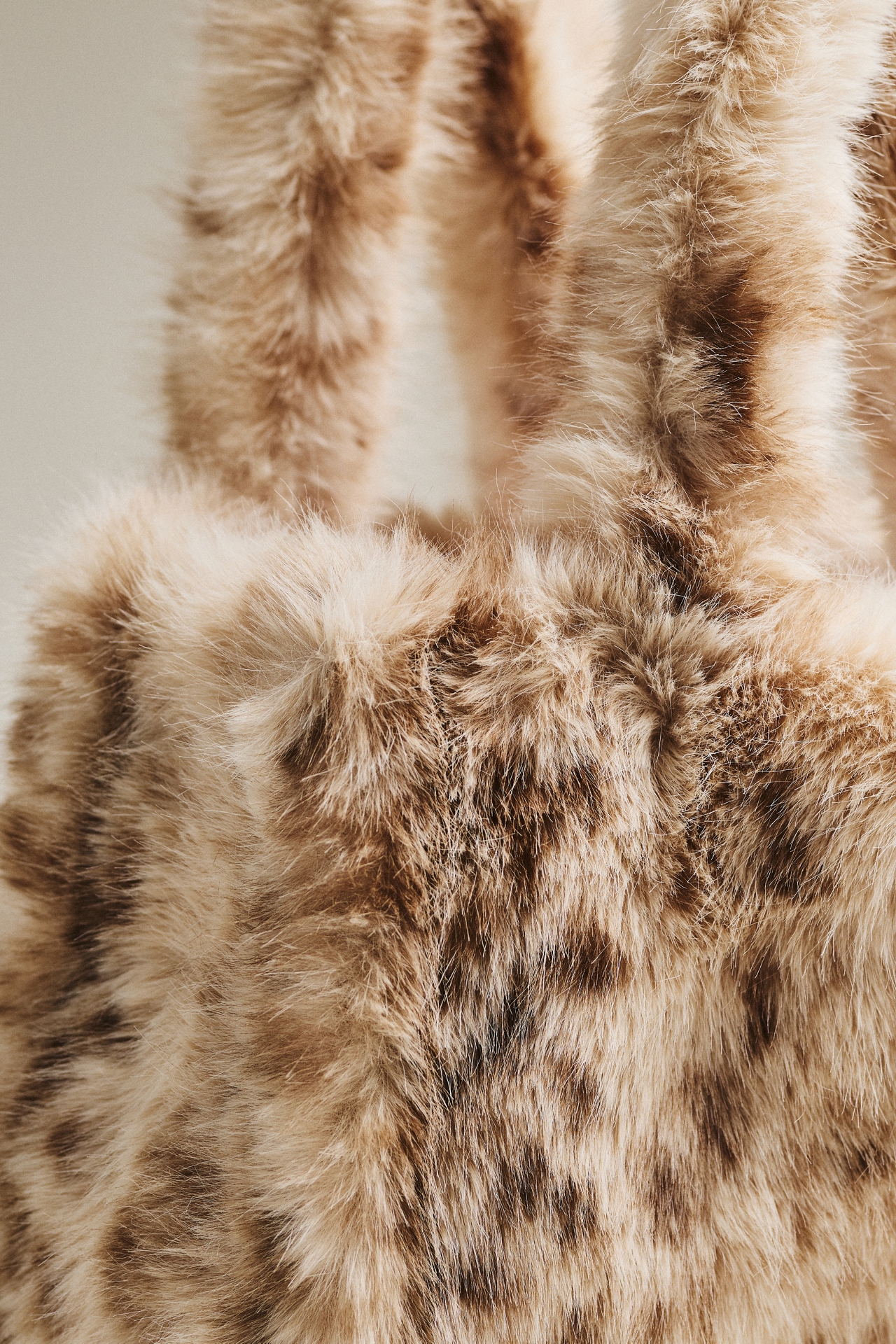 Lamarque Jade Faux-Fur Tote