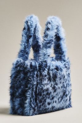 Lamarque Jade Faux-Fur Tote