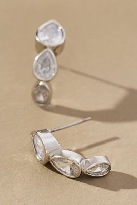 Multi Crystal Drop Earrings