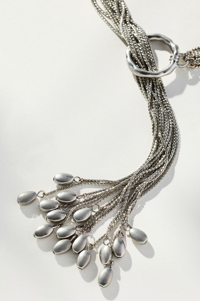 Tasseled Lariat Necklace #1