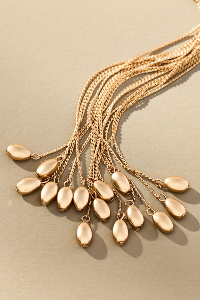 Tasseled Lariat Necklace #1