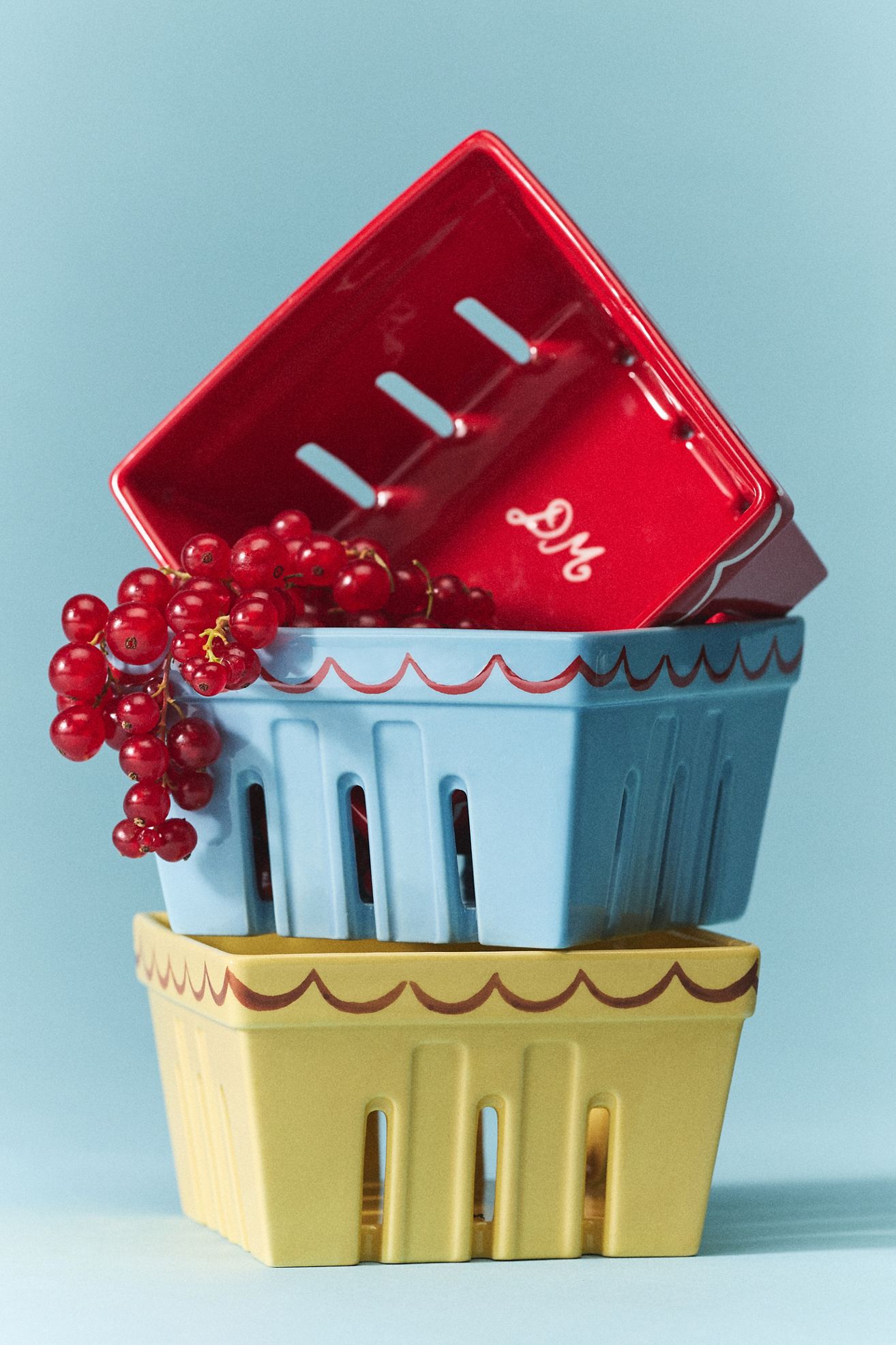 Damson Madder Berry Basket - Red, Standard, One Size