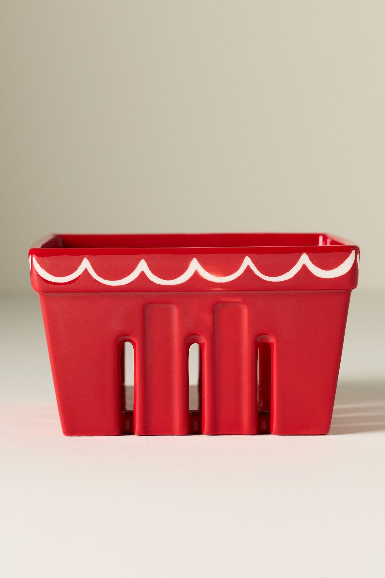 Damson Madder Berry Basket - Red, Standard, One Size