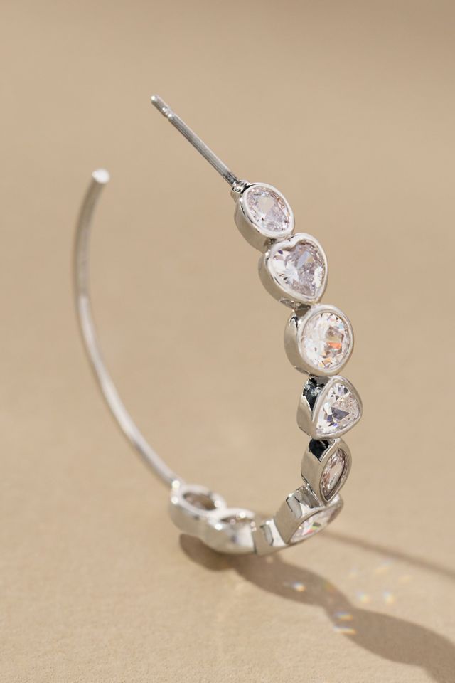 Mixed Crystal Hoops #1