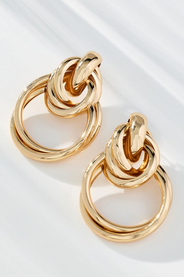 Oversized Double Hoop Earrings #1