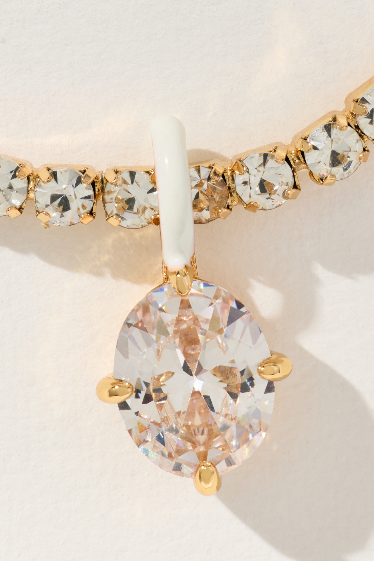 Glam Crystal Pendant Necklace