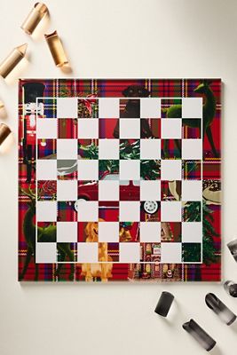 Nicolette Mayer Acrylic Chess Board Game