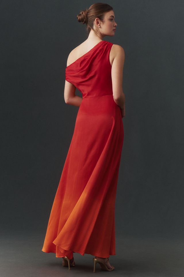 DIARRABLU Alba Off-Shoulder Draped Maxi Dress #1