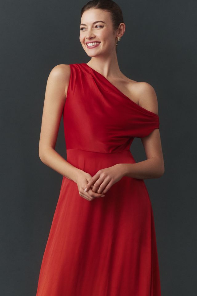 DIARRABLU Alba Off-Shoulder Draped Maxi Dress #2