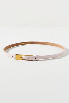 Maeve Schmaler Gürtel mit Quadratischer Schnalle