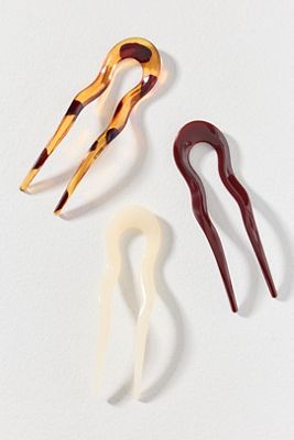 Bindya Squiggle Hair Pins, Set of 3