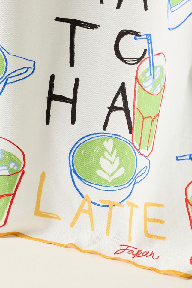 Jordan Nickson Matcha Latte Dish Towel #1