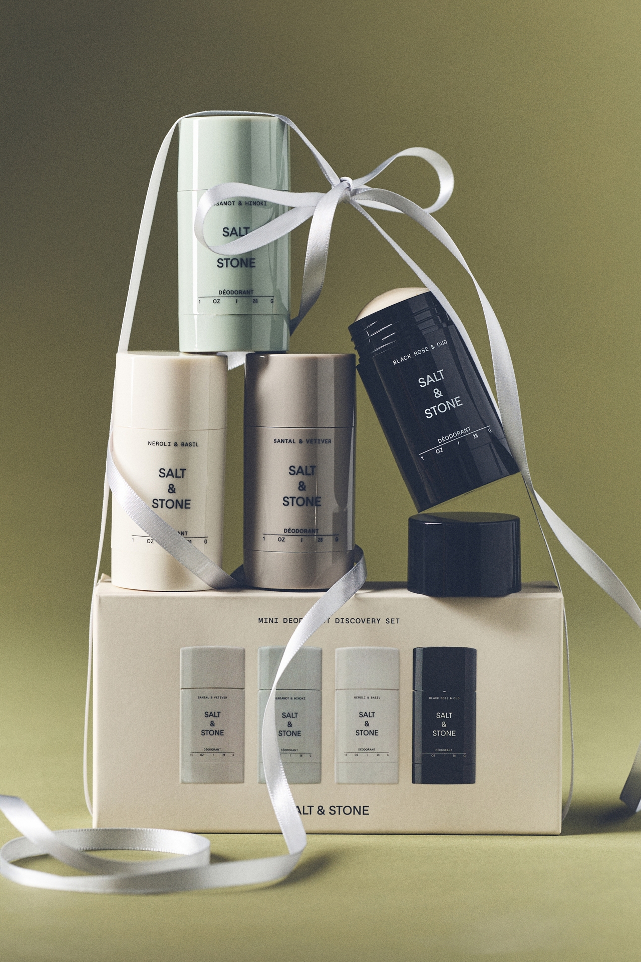 Salt & Stone Mini Deodorant, Set of 4